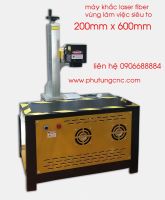 laser fiber 20w bàn trượt 200mm x 600mm